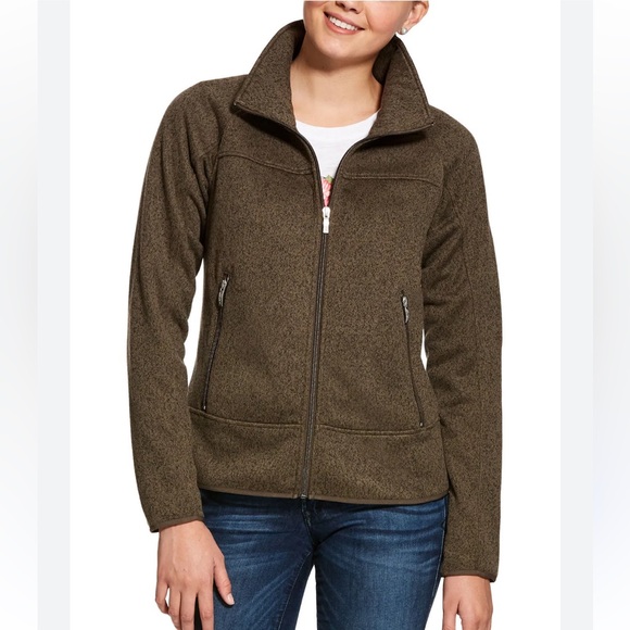Ariat Jackets & Blazers - Ariat Tek Team Softshell Banyan Bark Heather Jacket Size XS